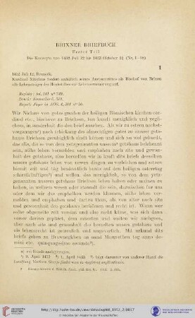Brixner Briefbuch