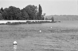 Berlin; Kladow: Zonengrenze in der Havel (Mauer)