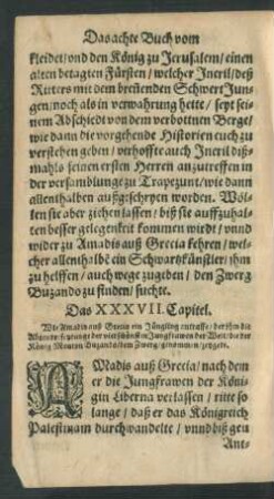 Das XXXVII. Capitel.