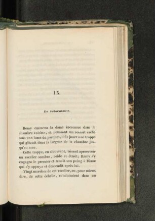 IX Le laboratoire.