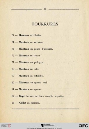 Fourrures