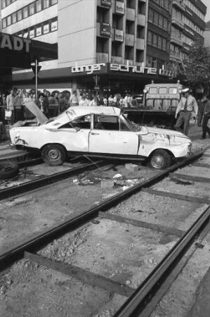 Verkehrsunfall in der Kaiserstraße an Pfingsten