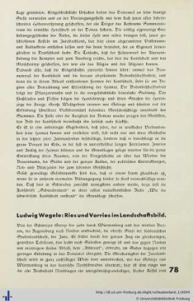 Ries und Vorries im Landschaftsbild.