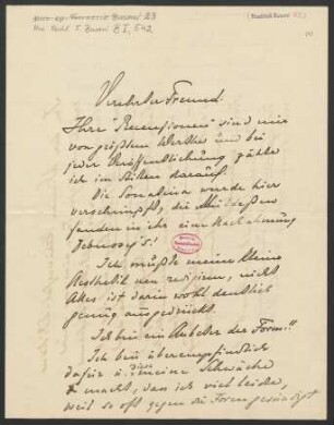 Brief an Robert Freund : 08.11.1910