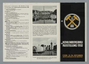 "KOHLENBERGBAU-AUSSTELLUNG 1950"