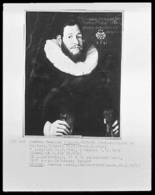 Bildnis Johann Henrich Tonsor (1595-1649)