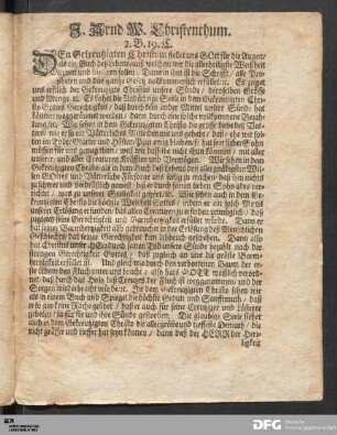 F. Arnd W. Christenthum. 2. B. 19. C.
