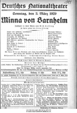 Minna von Barnhelm