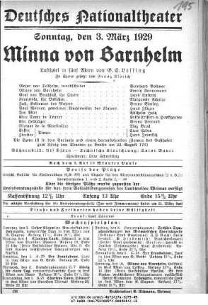 Minna von Barnhelm