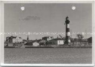 Libau, Leuchtturm, Hafeneinfahrt