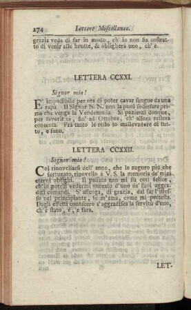 Lettera CCXXI. - Der zweyhundert und vierzigste Brief