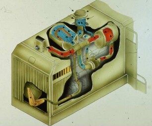 Fotografie: Dieselmotor, Abgasturbolader