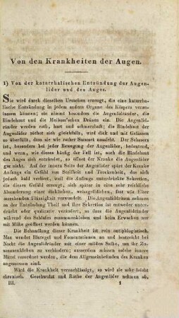 William Lawrence's Vorlesungen über Chirurgie und chirurgische Therapeutik, 3