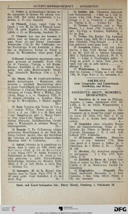 Anekdoten, Briefe, Memoiren, Biographien (Nr. 38-82)
