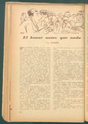 El honor antes que nada