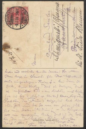Brief an Bernhard Sekles : 06.07.1921