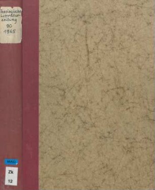 Theologische Literaturzeitung