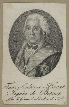 Bildnis des François André de Favrat
