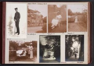 Fotoalbum aus dem Nachlass von Will Heraucourt : Albumseite 41 mit sieben Fotografien (Paderborn)