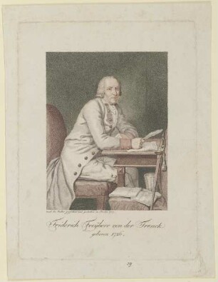 Bildnis des Friderich von der Trenck