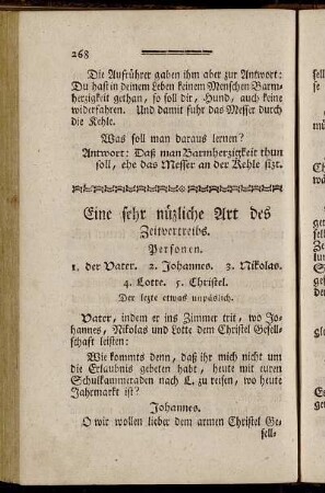 Eine sehr nüzliche Art des Zeitvertreibs