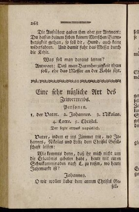 Eine sehr nüzliche Art des Zeitvertreibs
