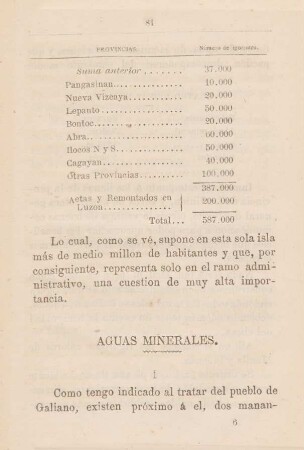 Aguas minerales
