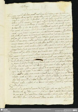 [Text 1: Bittschrift mit Bezug auf das Fehlverhalten des Francesco Bembo (Abschrift)]