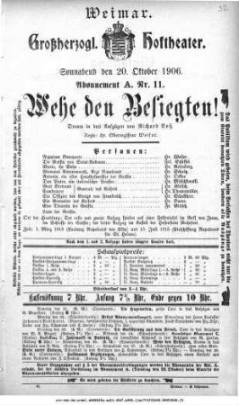 Wehe den Besiegten!