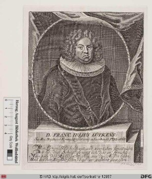 Bildnis des Franz Julius Lütkens