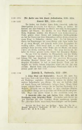 Die Kaier aus dem Hause Hohenstaufen, 1138 - 1254