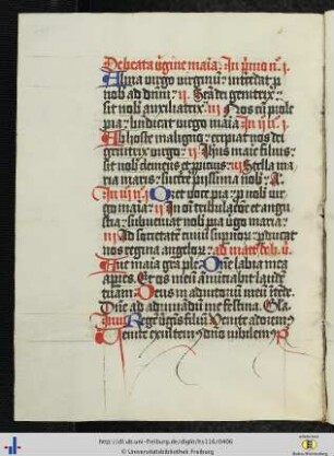 [201v - 210v] Kleines Marianisches Offizium.