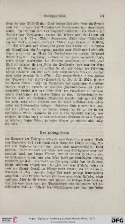 Das gesellige Leben