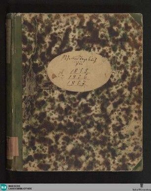 1855/57: Carlsruher meteorologische Beobachtungen von den Jahren 1855, 1856 und 1857