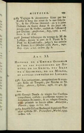 299-305, Art. XI.