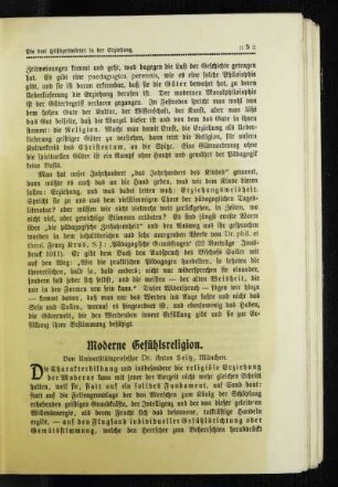 Moderne Gefühlsreligion