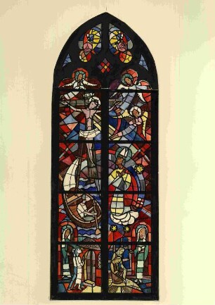 Entwurf für ein Glasfenster in der Katholischen Nikolauskirche in Gimmeldingen