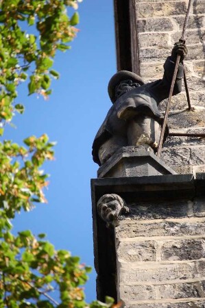 Schäferfigur an der Nikolaikirche