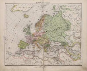 Europa, Staatenkarte