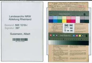 Entnazifizierung Albert Gussmann , geb. 28.02.1909 (Chemiker)