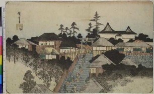 Der Tenmangū Schrein in Yushima, aus der Serie: Berühmte Orte in Edo