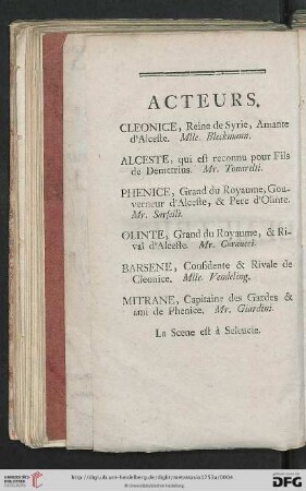 Acteurs