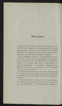 Dicha segura