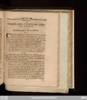 Cap. I. De Bibliorum Amatoribus.