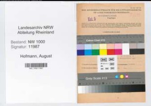 Entnazifizierung August Hofmann, geb. 24.10.1903 (Verw.Angest.)