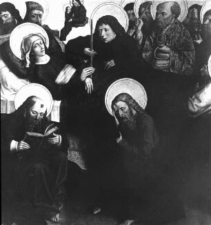 Freising, Tod der Maria, Altarretabel aus Albeins (Brixen), Diözesanmuseum; schwäbisch
