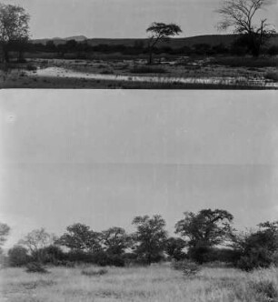 Landschaft : Blick über die überflutete Landschaft der Provinz Iringa
