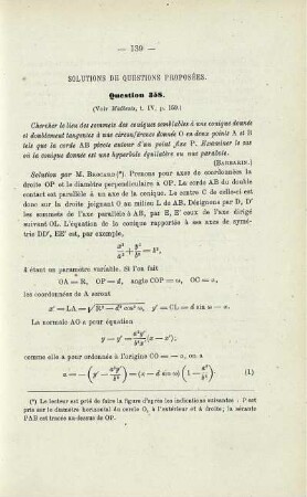 SOLUTIONS DE QUESTIONS PROPOSÉES.
