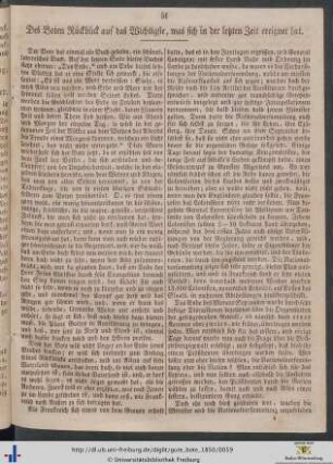 Des Boten Rückblick auf das Wichtigste, was sich in der letzten Zeit ereignet hat.
