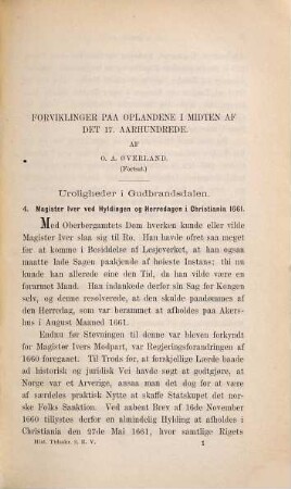 Historisk tidsskrift. 5. 1886